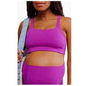 FP Movement x Hatch Never Better Sports Bra Fluorescent Berry Pink XS OB1915839